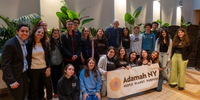 Group with Bill McKibben following a Climate Week NY Event